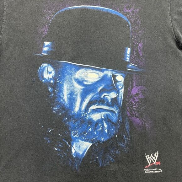 WWE Undertaker Shirt Mens Large Original Deadman Wrestling Tee Skull Graphic - Picture 2 of 10
